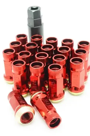 Must Have Wheel Mate Muteki SR45R Lug Nut Kit Lock Set 12x1.5 45mm - Red