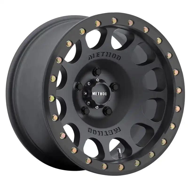 Wholesale Method MR105 Beadlock 17x8.5 0mm Offset 6x135 87mm CB Matte Black w/BH-H24125 Wheel