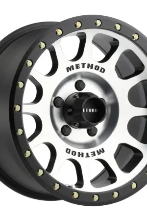 Discount Method MR305 NV 17x8.5 0mm Offset 5x5.5 108mm CB Machined/Black Street Loc Wheel