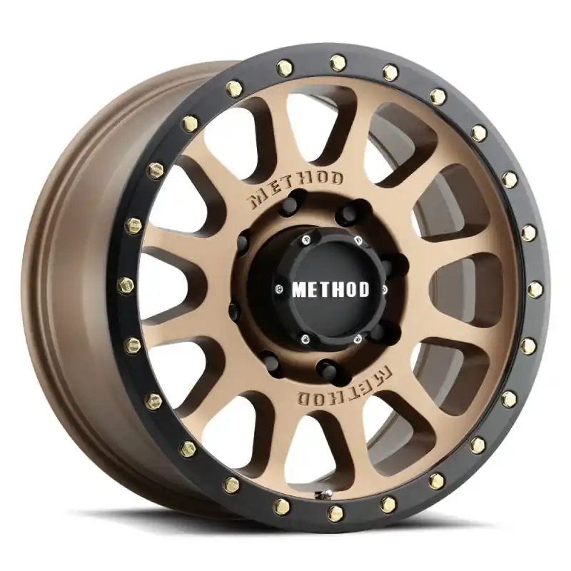 Mega Sale Method MR305 NV HD 18x9 +18mm Offset 8x180 130.81mm CB Method Bronze/Black Street Loc Wheel