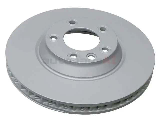 Zimmermann Coat Z 7L6615301K, 600322620 Disc Brake Rotor; Front Left; Directional; Vented 350x34mm - Audi, Porsche, VW Certified
