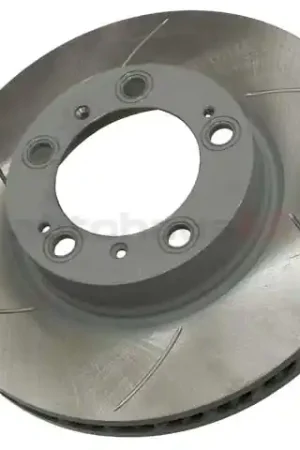 Grab Now Sebro Sport Slotted 909319 Disc Brake Rotor; Front Left; Directional; Vented - Porsche