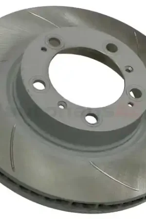 Sebro Sport Slotted 909320 Disc Brake Rotor; Front Right; Directional; Vented - Porsche Premium