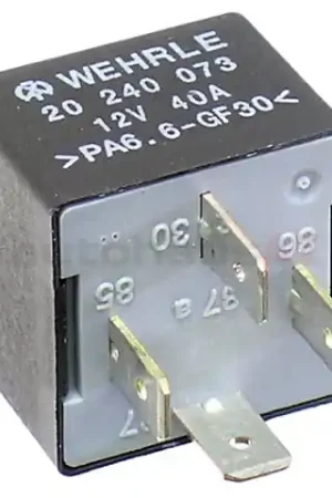 Wehrle 141951253B, 20240073 Multi Purpose Relay; Multi-Use Relay with 4 Prong Connector; 12V/40A - Audi, Porsche, VW Must Have