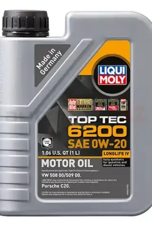 Instant Buy Liqui Moly Top Tec 6200 20236 Engine Oil; 0W-20 Synthetic; 1 Liter - Audi, Porsche, VW