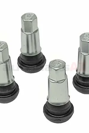 Authentic Genuine Porsche 00004460100 Tire Valve Stem Set; With Porsche Crest on Caps - Porsche