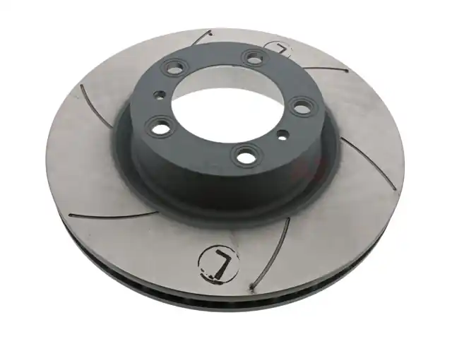 Limited Edition Sebro Slotted & Coated 99735140101, 909341C Disc Brake Rotor; Front Left - Porsche