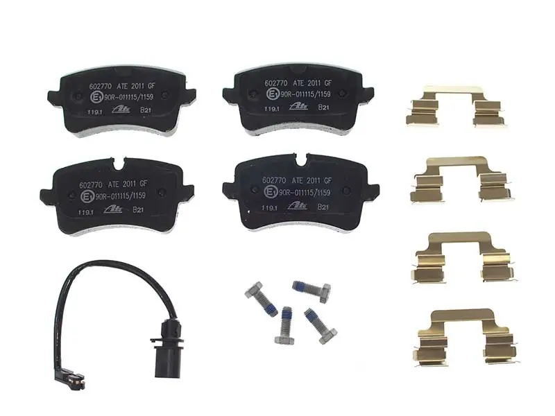 ATE 95B698451H, 602770 Brake Pad Set; Rear - Porsche Genuine