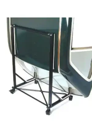 URO Parts TC107BLACK Hard Top Carrier Rack Stand Storage Cart + Cover - Chevrolet, Mazda, Porsche Special Offer