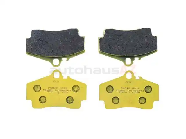 Pagid Racing 995541937, 240629 Brake Pad Set; Rear - Porsche Hot Picks