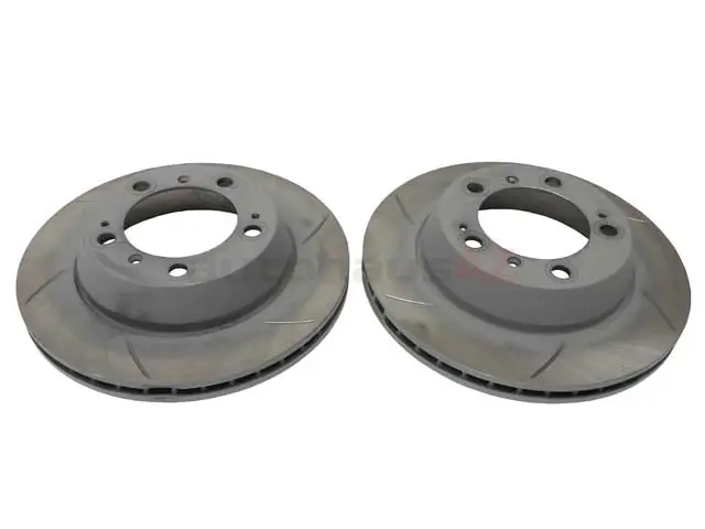Sebro Slotted & Coated 98735240301, 909322CLRSET Disc Brake Rotor; Rear - Porsche Buy Direct