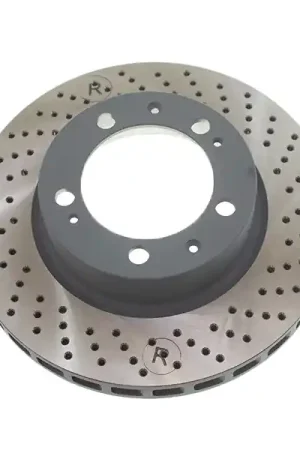 Sebro Cross Drilled 92835104461, 275198C Disc Brake Rotor; Front Right - Porsche Budget