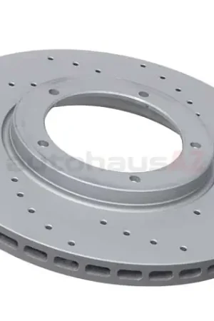 Zimmermann Sport Z X-Drilled 91135104120SP, 460101752 Disc Brake Rotor; Front; Vented; Cross-Drilled - Porsche Editor’s Pick