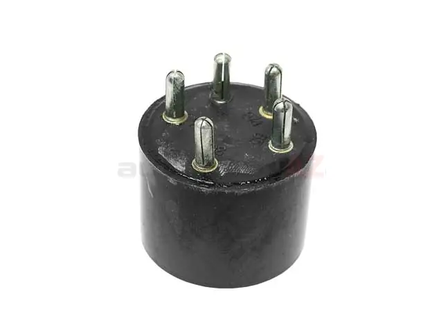 Seasonal Sale URO Parts 91161510901URO, 91161510901 Multi Purpose Relay; Black Round with 5 Pin Connector - Porsche