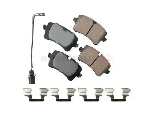 Fan Favorite Akebono Euro 9A769845100, EUR1547A Brake Pad Set; Rear - Porsche
