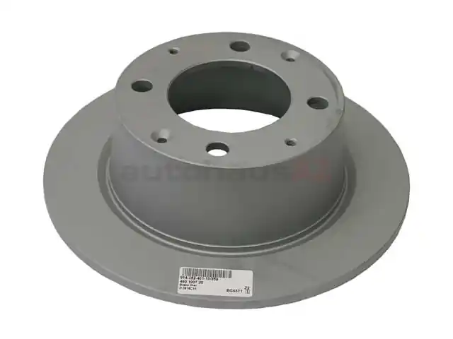 Zimmermann Coat Z 91435240110, 460100720 Disc Brake Rotor; Rear; Solid - Porsche Exclusive Offer