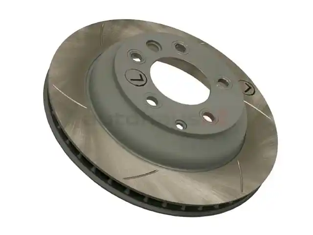 Sebro Slotted & Coated 95535240131, 909354CLRSET Disc Brake Rotor; Rear, (330 X 28 mm) - Porsche Special Offer
