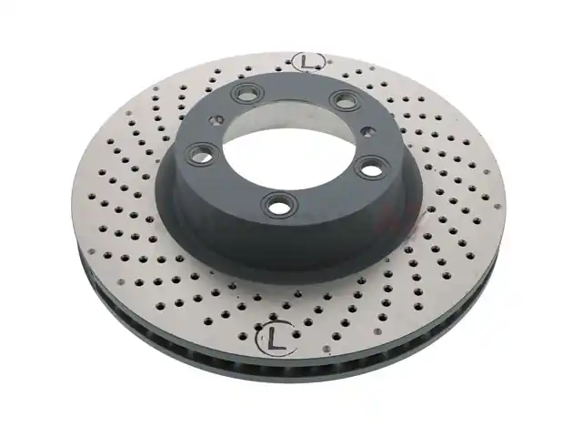 Sebro Coated 205841C Disc Brake Rotor; Front Left - Porsche Special Offer