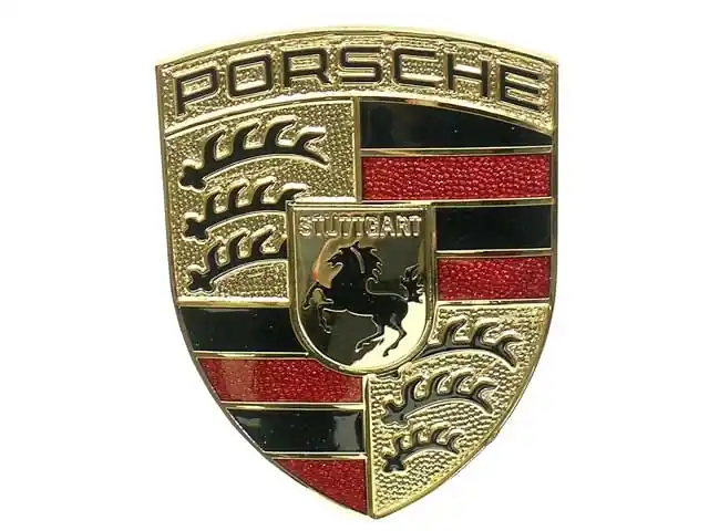 Genuine Porsche 95555960002 Hood Ornament - Porsche Buy Today