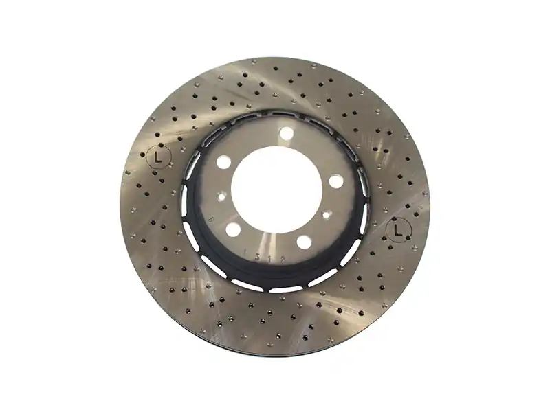 Fan Favorite Sebro Coated 9P1615301, 205973C Disc Brake Rotor; Front Left - Porsche