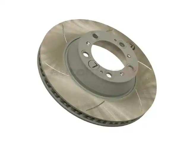 Limited Time Sebro Slotted & Coated 99635240502, 909323C Disc Brake Rotor; Rear Left - Porsche