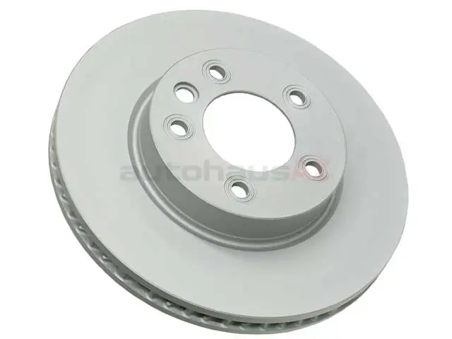 Zimmermann Coat Z 7L6615301J, 600322420 Disc Brake Rotor; Front Left; Directional; Vented 330x32mm - Porsche, VW Modern