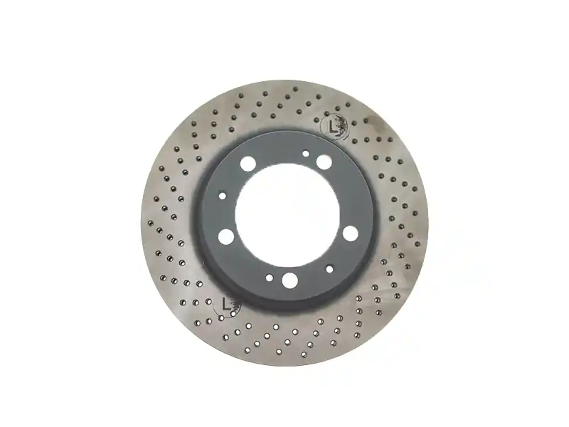 Professional Grade Sebro Cross Drilled 92835104361, 275199C Disc Brake Rotor; Front Left - Porsche