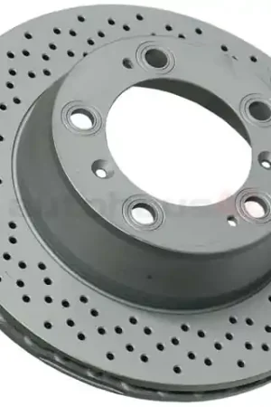 Zimmermann Coat Z 460152720 Disc Brake Rotor; Rear; Vented; Cross-Drilled - Porsche Fan Favorite