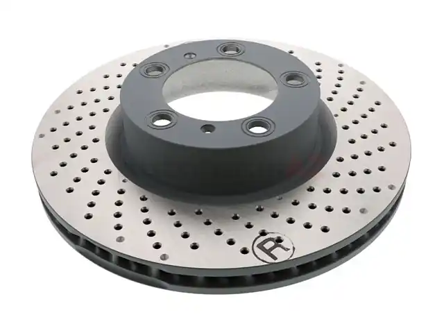 Sebro Coated 205842C Disc Brake Rotor; Front Right - Porsche Secure Checkout