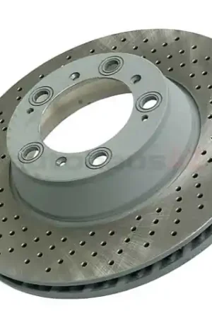Sebro Coated 99635240500, 205823C Disc Brake Rotor; Rear Left; Directional; Cross-Drilled - Porsche Holiday Sale