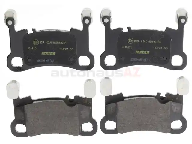 Textar 9Y0698451AC, 2246801 Brake Pad Set; Rear - Porsche Deal