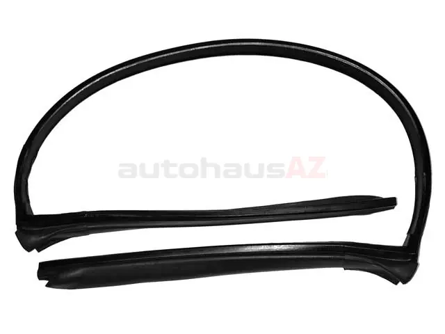 OE Supplier 91156509047 Convertible / Hard Top Seal; Targa Top Seal - Roof to Front Windshield Frame - Porsche Same Day Shipping