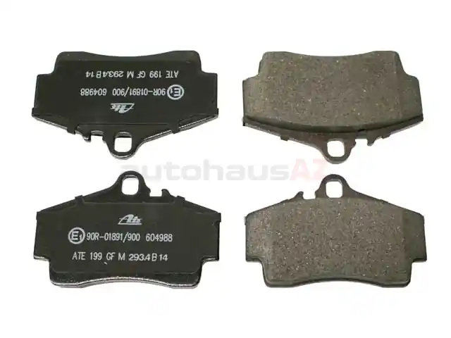 ATE D996A, 604988 Brake Pad Set; Rear - Porsche Bargain