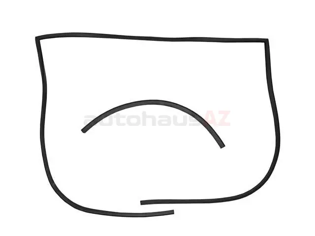 O.E.M. 90151190102 Hood Seal; Front Lid; 2 Piece Set - Porsche Fresh Stock