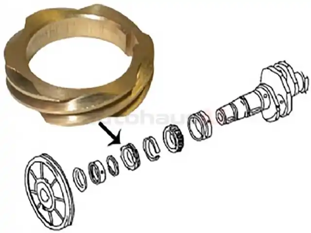 EMPI 111105223, 981523B Crankshaft Sprocket/Gear; Distributor Drive Gear on Crank - Porsche, VW Reduced Price
