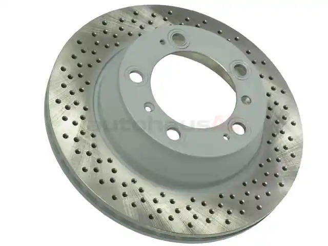 Sebro Coated 99635240104, 205821C Disc Brake Rotor; Rear; Vented; Cross-Drilled - Porsche Place Order