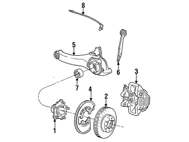 Buy Online Genuine Porsche 96460640202 ABS Wheel Speed Sensor; Left Rear, Right Rear - Porsche