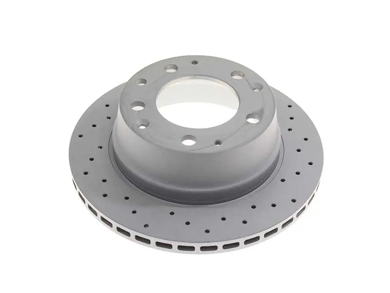 Factory Price Zimmermann Sport Z X-Drilled 90135204114SP, 460100952 Disc Brake Rotor; Rear; Vented; Cross-Drilled - Porsche