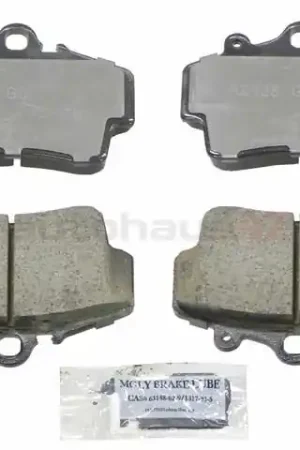 Akebono Euro EUR737 Brake Pad Set; Front - Porsche Free Returns