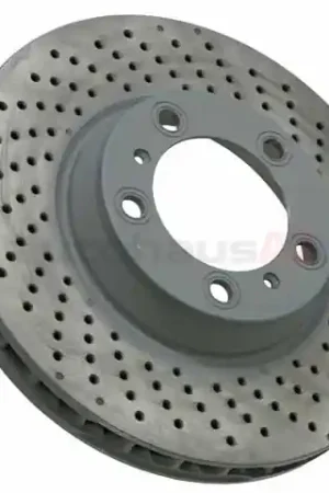 Sebro Coated 99635141002, 205830C Disc Brake Rotor; Front Right; Directional; Cross-Drilled - Porsche Exclusive Offer
