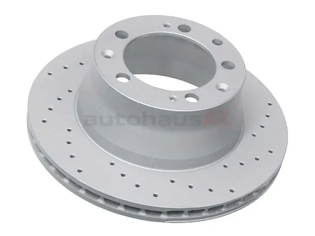 Special Offer Zimmermann Sport Z X-Drilled 95135204102, 460151652 Disc Brake Rotor; Rear - Porsche
