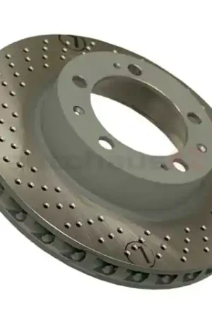 Sebro Coated 99335104301, 205809C Disc Brake Rotor; Front Left; Directional; Vented 302x31mm; Cross-Drilled - Porsche Bulk Order