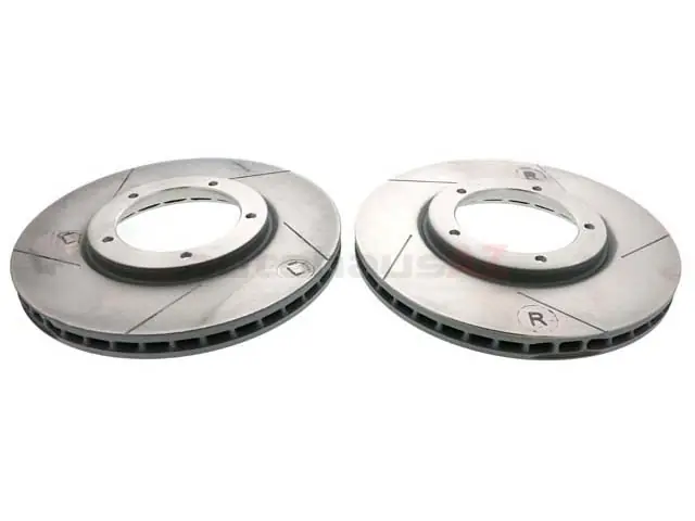 Wholesale Sebro Slotted & Coated 91135104122, 285197C Disc Brake Rotor; Front - Porsche