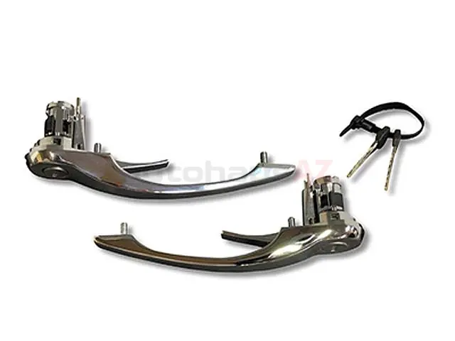 JP Group Dansk 104099010, 1687100710 Outside Door Handle Set; Chrome - Porsche No Minimum Order