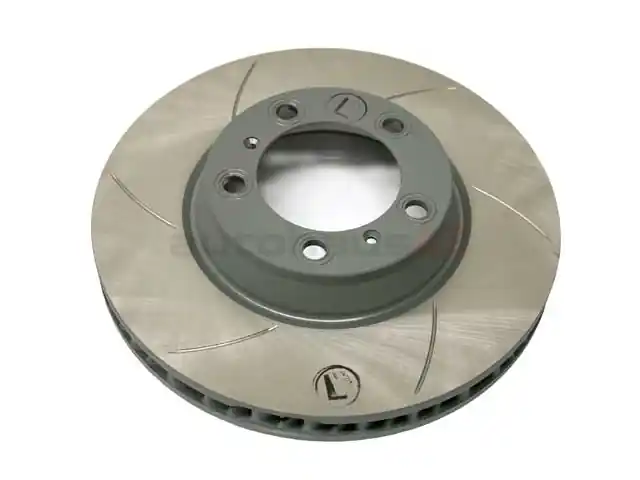 Sebro Slotted & Coated 99635140904, 909331C Disc Brake Rotor; Front Left - Porsche Free Shipping