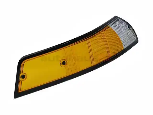 URO Parts 91163194400 Turn Signal Light Lens; Front Right; Euro Version Black Trim - Porsche Reduced Price