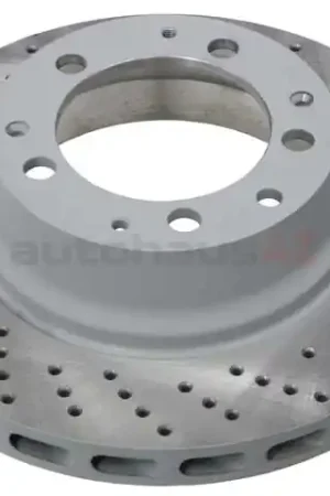 Sebro Coated 93035204601, 205192C Disc Brake Rotor; Rear Right; Directional; Vented; Cross-Drilled - Porsche Best Price