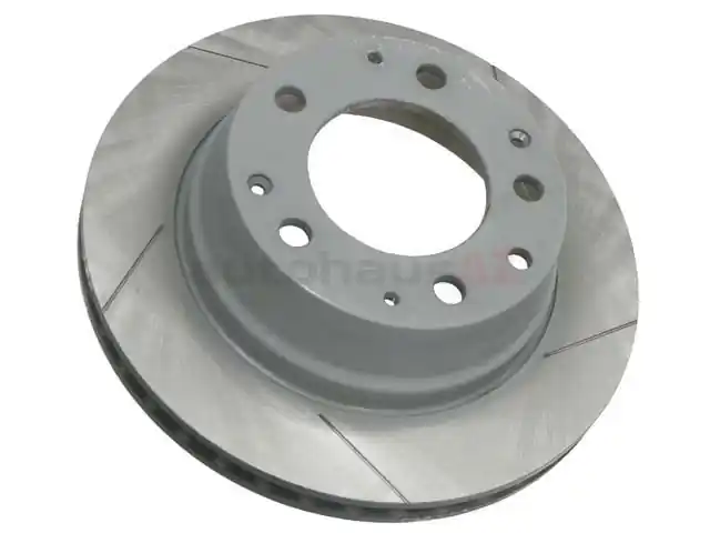 Don’t Miss Out Sebro Slotted & Coated 91135204109, 285802C Disc Brake Rotor; Rear - Porsche