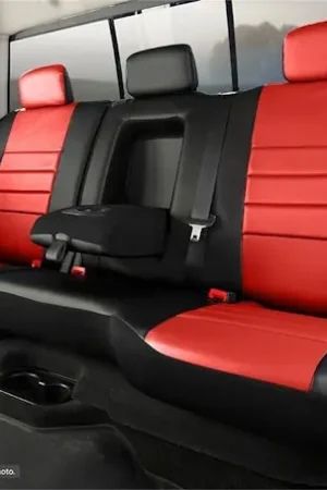 Warranty Included Fia SL62-29 RED LeatherLite™ Custom Seat Cover