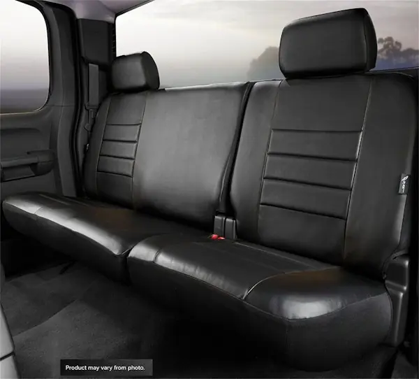 Shop Now Fia SL62-65 BLK/BLK LeatherLite™ Custom Seat Cover